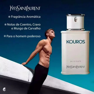 Kouros Saint Laurent Eau de Toilette - Perfume Masculino