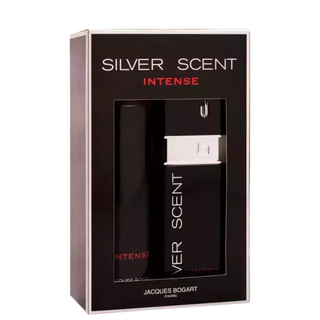 Conjunto Jacques Bogart Silver Scent Intense Masculino - Eau de Toilette 100ml + Body Spray 200ml