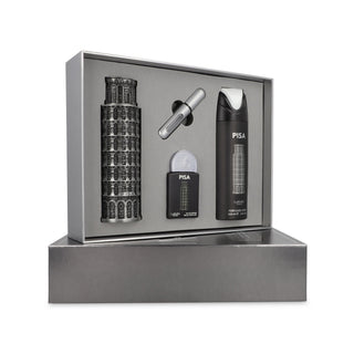 Kit Lattafa Pisa - Eau de Parfum 100ml + Mini 20ml + Spray Desodorante 200ml