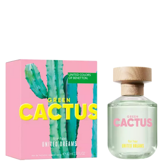 Green Cactus for Her United Dreams Benetton Eau de Toilette - Perfume Feminino
