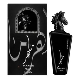 Maahir Black Lattafa Eau de Parfum - Perfume Unissex
