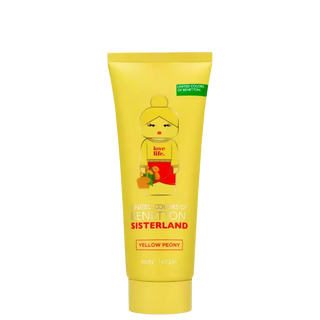 Kit Sisterland Yellow Peony Benetton Feminino - Eau de Parfum 80ml + Creme Corporal 75ml