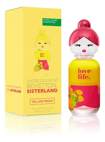 BENNETON - SISTERLAND YELLOW PEONY - EDT - FEMININO
