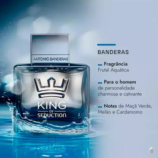 King of Seduction Banderas Eau de Toilette - Perfume Masculino