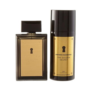 Kit The Golden Secret Banderas Masculino - Eau de Toilette 100ml + Desodorante Spray 150ml
