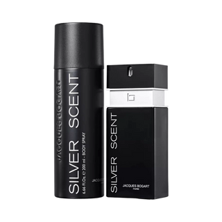 Kit Silver Scent Jacques Bogart Masculino - Eau de Toilette 100ml + Body Spray 200ml