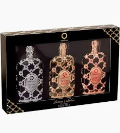 Kit Perfume Orientica Royal Bleu 30ml + Amber 30ml + Rouge 30ml
