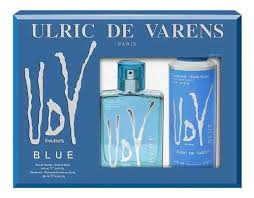 KIT - UDV Ulric de Varens Blue 100ml EDT+ Spray 200ml
