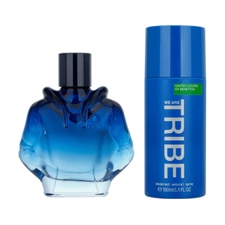 Kit We Are Tribe Benetton Masculino - Eau de Toilette 90ml + Desodorante 150ml